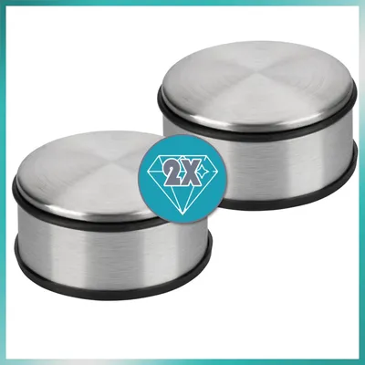 Produktbild von 2 Stück Set - Edelstahl Türstopper