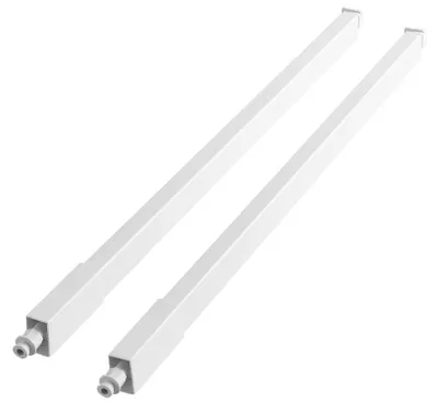 Produktbild von GTV Längsreling für Schubladensystem Modern Box Square, 400 mm, weiß – Anwendung auf Modern Box-Schubladen; Länge: 350 mm, 400 mm | Högert Technik