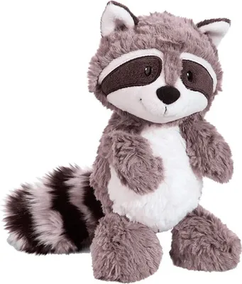 Produktbild von Waschbär Plüschtier, Waschbär Plüschtier Schöne Waschbär weiche Kuscheltiere Puppe Kissen Spielzeug für Kinder Baby
