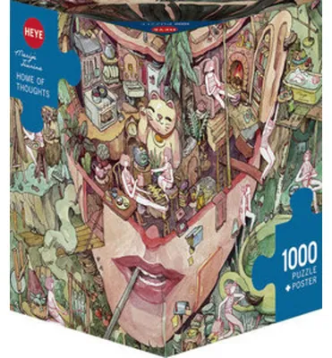Produktbild von Heye Puzzle Home of Thoughts, 1000 Teile, 1000 Stück(e), Kunst