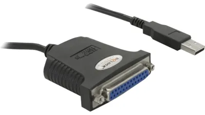 Produktbild von DeLOCK USB 1.1 parallel adapter, USB A, DB25, 0,8 m