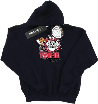 Produktbild von Tom And Jerry - "Tomic Energy" Kapuzenpullover für Jungen BI13014 (116) (Marineblau)