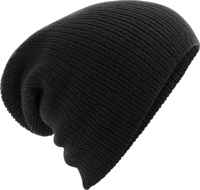 Produktbild von Beechfield Uni Slouch-Beanie RW7316 (Einheitsgröße) (Schwarz)