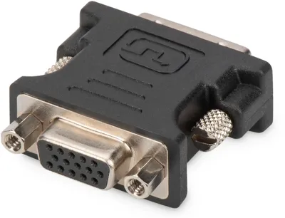 Produktbild von Digitus DVI-Adapter, DVI-I, (24+5), D-Sub, Schwarz
