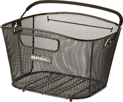 Produktbild von Basil Bold M Hinterradkorb engmaschig medium 32 cm x 41 cm x 27 cm schwarz