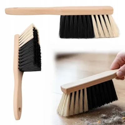 Produktbild von BÜRSTE, HANDBÜRSTE AUS HOLZ, ERGONOMISCHER GRIFF, BORSTEN 6 cm