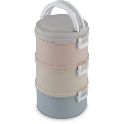 Obrázok produktu pre LAMART LT6040 Plastový obedár - vybavené madlom, materiál plast, 3 x 700 ml,  22,5 x 13 cm