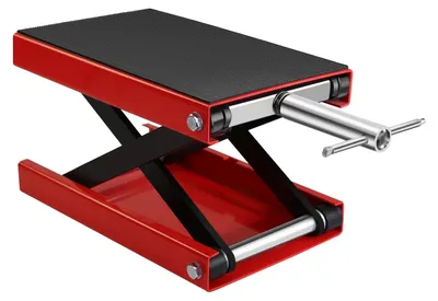 Produktbild von Motorrad Scherenhebebühne, 500 kg Tragfähigkeit, höhenverstellbar, Rot