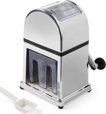 Immagine prodotto di Tritaghiaccio manuale Rasoio per ghiaccio Fabbricatore di ghiaccio a cubetti Miscelatore manuale Macinino
