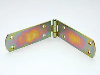 Produktbild von Kistenband, gelb verzinkt 250 x 40x 2,5mm, mit versenkten Schraublöchern