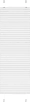 Produktbild von Plissee Weiß 45x150 cm Stoffbreite 44,4 cm Polyester