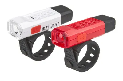 Produktbild von Ikzi-Light-LED-Set im hinteren Abend ein wiederaufladbarer Twin-Twin