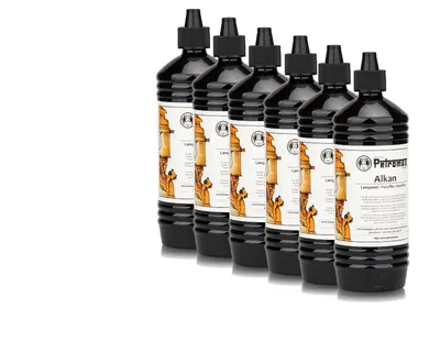 Produktbild von 6 x Petromax Petroleum | Paraffinöl Lampenöl 1 Liter Flasche Alkan  -