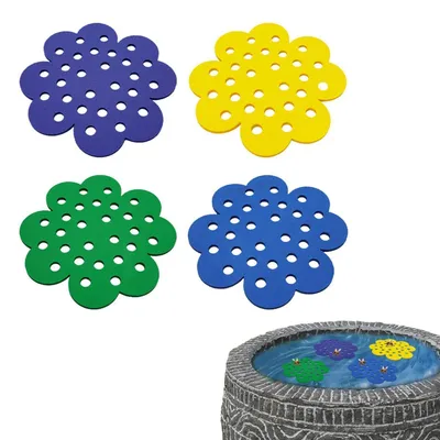 Obrázek produktu pro Krmítko pro včely, krmítko pro hmyz, do zahrady, 4 kusy, PVC, vzor plástve, plovoucí, fialová, zelená, žlutá, modrá