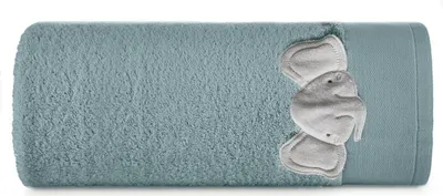 Zdjęcie produktu dla Eurofirany 466444, 50 x 90 cm, Bawełna, Niebieski, 1 szt.