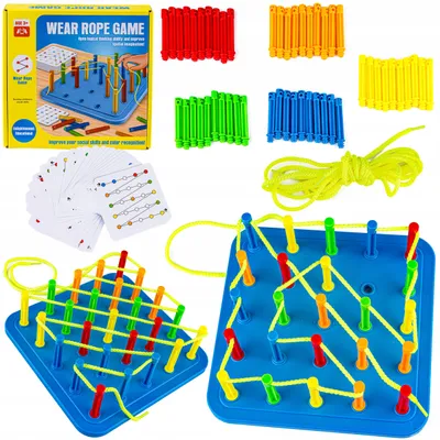 Produktbild von DK Lernspiel Fädelschnur Spielzeug für Feinmotorik