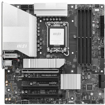 Zdjęcie produktu dla MSI Pro B860M-A Wifi                (B860,S1851,mATX,DDR5)