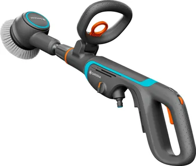Productafbeelding van Gardena Accu reiniger AquaBrush Compact 18V P4A solo body voor buitenreiniging