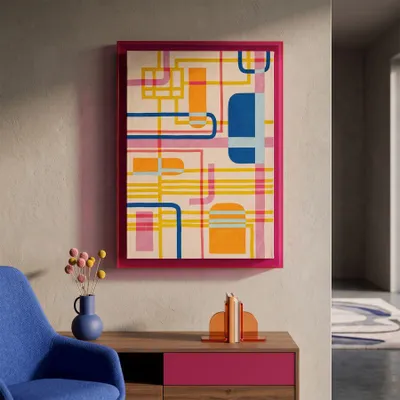 Obrázok produktu pre Lakovaná tlač na plátne s akrylovým rámom 60x3,3x80 cm