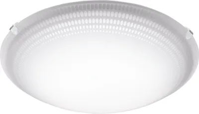 Produktbild von EGLO LED-Deckenlampe Magitta, 1 flammige Wandleuchte, Deckenleuchte aus Stahl, Farbe: Weiß, Glas: Weiß, klar, Ø: 25 cm