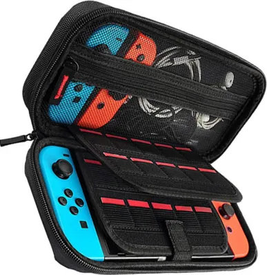 Produktbild von TechKidz, Tragetasche für Nintendo Switch, Schwarz
