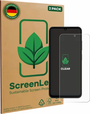 Produktbild von 2x ScreenLeaf Schutzfolie für ZTE Blade A55 Displayschutz Display Schutz Folie Klar Transparent
