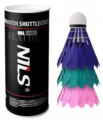 Obrázok produktu pre Badmintonové loptičky NILS NBL6213 multicolor 3 ks