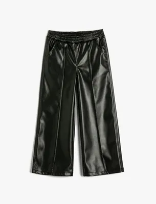 Immagine prodotto di Pantaloni a gamba larga da donna Koton, in ecopelle