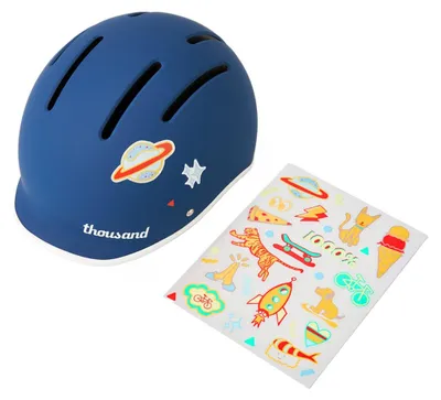 Produktbild von Thousand JR Blazing Blue Kinder-Fahrradhelm XS 49-53cm - leichter Unisex Kids...