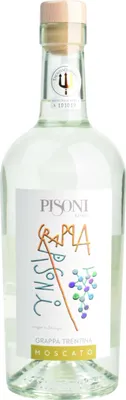 Produktbild von Pisoni Grappa Trentina Moscato 0,7 Liter