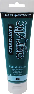 Produktbild von Daler Rowney Graduate Acrylfarbe, 120 ml, Phthalogrün