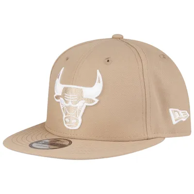 Produktbild von New Era 9Fifty Snapback Cap - Chicago Bulls camel beige