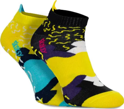Produktbild von 2 Paar Rutschfeste ABS Socken Herren Kurzsocken 41-46 Anti-Rutsch Sneaker Sportsocken mit Noppen A1+A2