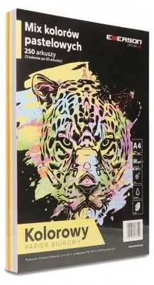 Produktbild von Emerson Kopierpapier A4 Pastel-Mix 250 Blatt 80g