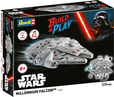 Produktbild von Build & Play SW 06566 - Millennium Falcon (1:164)
