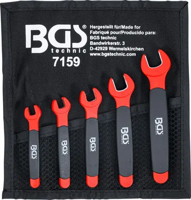 Produktbild von BGS 7159 VDE-Maulschlüsselsatz, 7-14 mm, 5-tlg.