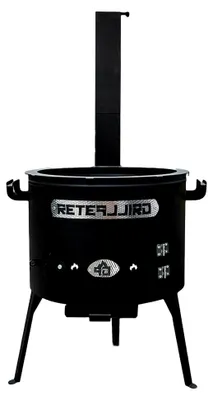 Produktbild von Utschak Asamat Ø45 cm Kazan 16L Gaskocher und Abdeckhaube