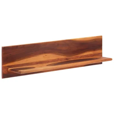 Image de vidaXL Étagères murales 2 pcs. 112x20x26 cm bois massif acacia