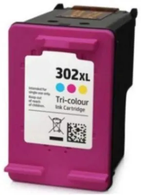 Image de Kit d'encrage HP original F6U67AE, HP 302XL, couleur, 330s, 8ml
