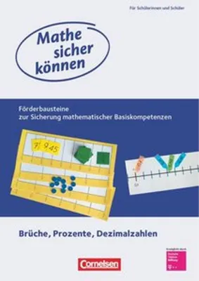 Produktbild von Mathe sicher können 5.-7. Schuljahr. Förderbausteine: Brüche, Prozente und Dezimalzahlen