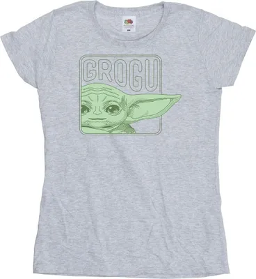 Produktbild von Star Wars - "The Mandalorian" T-Shirt für Damen BI43402 (XXL) (Grau)