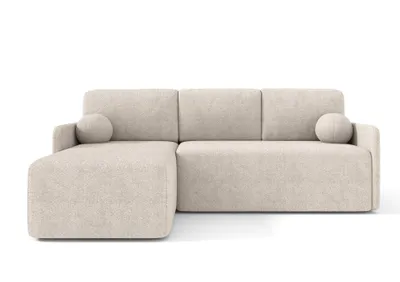 Image de Selsey BLOOM - Canapé d'angle avec fonction sommeil, revêtement en bouclé beige
