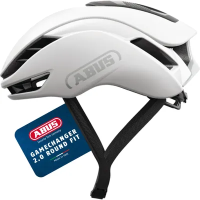 Immagine prodotto di Casco da bici da strada ABUS GameChanger 2.0 RF - casco aero ad alte prestazioni con aerodinamica e ventilazione ottimizzate - casco da bici per uomo e donna - bianco, taglia M/L (57-61 cm)