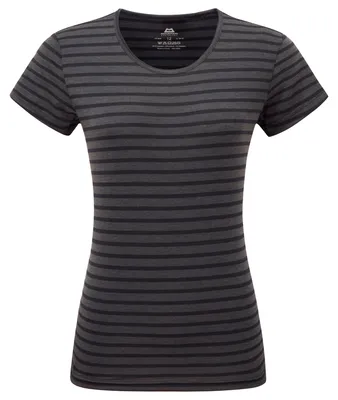 Produktbild von Mountain Equipment Groundup Stripe Women's Tee - Damen T-Shirt - Cosmos stripe Cosmos stripe 10