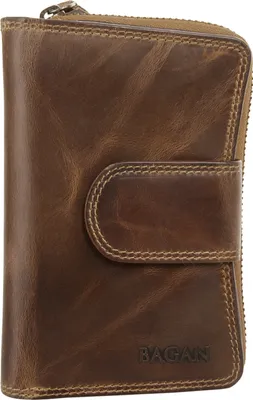 Produktbild von Damen Geldbörse braun Vintage Look RFID-Schutz H14xB9xT4 cm Münzfach 11 Kartenfächer