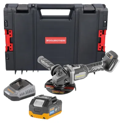Productafbeelding van Procraft Industrial AG125Bbb accu-haakse slijper 20 V 125 mm borstelloos Solo - zonder accu, zonder oplader