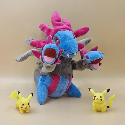 Obrázok produktu pre Plyšová hračka Pokémon Trikephalo – 17 cm plyšák Hydreigon