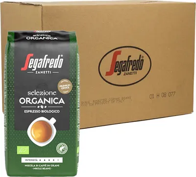 Obrázok produktu pre Segafredo - Zrnková káva Selezione Organica 1000 Gr | Bag A 1000 gramov | 8 kusov