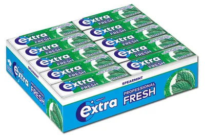 Immagine prodotto di Wrigleys Extra Professional Menta senza zucchero 10 pastiglie 14g confezione da 30 pezzi
