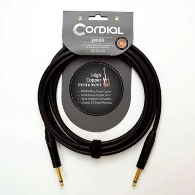 Image de Câbles de guitare électrique de 3 mètres, connecteur standard, haute qualité
